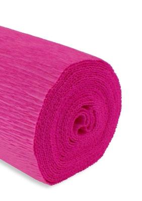 Krepina 50x250cm 180g różowa fuksja. Wydawca: Alfa Pastello. SmakLiter.pl Opakowanie Krepina 50x250cm 180g różowa fuksja