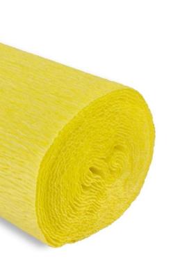 Krepina 50x250cm 180g żółta. Wydawca: Alfa Pastello. SmakLiter.pl Opakowanie Krepina 50x250cm 180g żółta