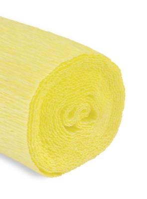 Krepina 50x250cm 180g żółta jasna. Wydawca: Alfa Pastello. SmakLiter.pl Opakowanie Krepina 50x250cm 180g żółta jasna