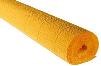 Krepina 50x250cm 180g żółta. Wydawca: Alfa Pastello. SmakLiter.pl Opakowanie Krepina 50x250cm 180g żółta