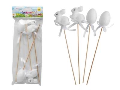 Opakowanie Króliczki i jajka na piku białe