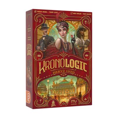 Kronologic Paryż 1920 MUDUKO. Wydawca: Fabryka Kart Trefl Kraków. SmakLiter.pl Opakowanie Kronologic Paryż 1920 MUDUKO