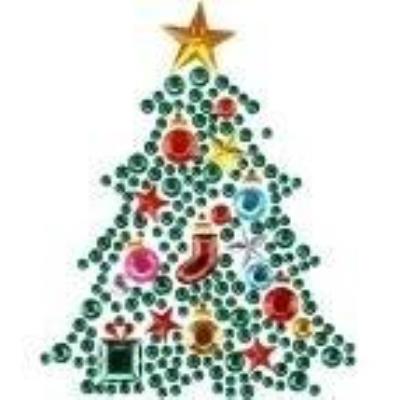 Kryształki samoprzylepne choinka 85x110mm. Wydawca: Titanum. SmakLiter.pl Opakowanie Kryształki samoprzylepne choinka 85x110mm