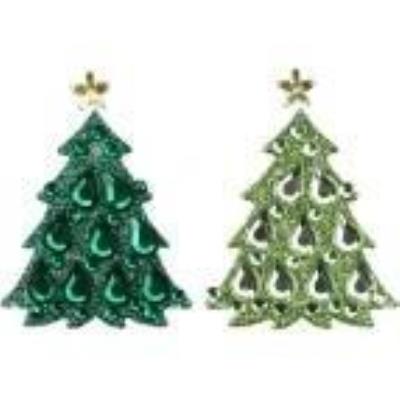 Kryształki samoprzylepne choinki 24x32mm 9szt. Wydawca: Titanum. SmakLiter.pl Opakowanie Kryształki samoprzylepne choinki 24x32mm 9szt