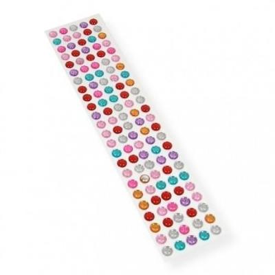 Kryształki samoprzylepne kolorowe 10mm. Wydawca: POLSIRHURT. SmakLiter.pl Opakowanie Kryształki samoprzylepne kolorowe 10mm