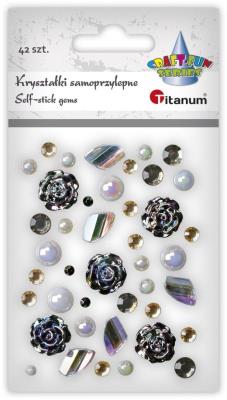 Opakowanie Kryształki samoprzylepne mix 42szt