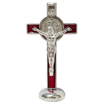 Opakowanie Krzyż stojący czerwony 8cm