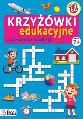 Krzyżówki edukacyjne. Autor: Monika Majewska. SmakLiter.pl Okładka książki Krzyżówki edukacyjne