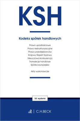 Okładka książki KSH. Kodeks spółek handlowych oraz ustawy towarzyszące wyd. 2026