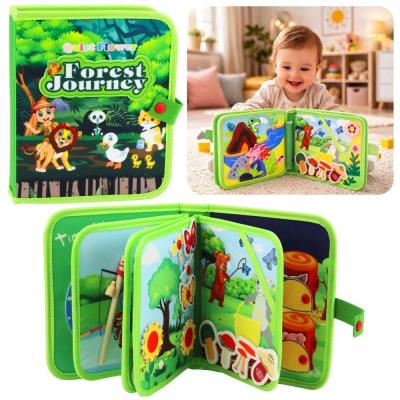 Opakowanie Książeczka edukacyjna sensoryczna dzikie zwierzęta