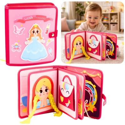 Opakowanie Książeczka edukacyjna sensoryczna księżniczki