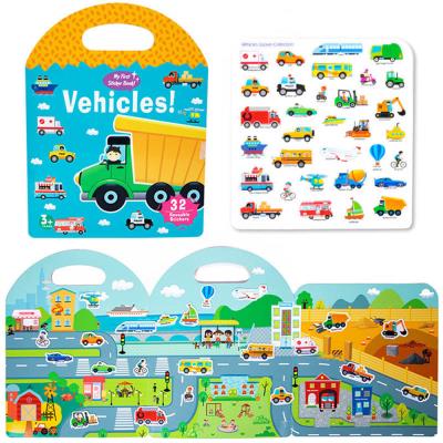 Książeczka z naklejkami pojazdy. Wydawca: Askato. SmakLiter.pl Opakowanie Książeczka z naklejkami pojazdy