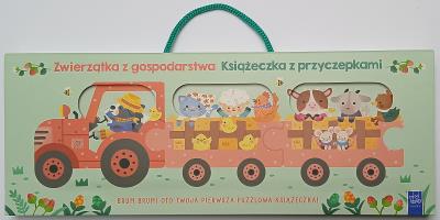 Książeczka z przyczepkami. Zwierzątka z.... Autor:   Praca zbiorowa. SmakLiter.pl Okładka książki Książeczka z przyczepkami. Zwierzątka z...
