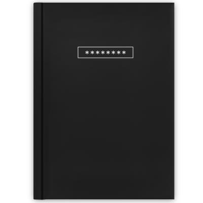 Opakowanie Książka haseł internetowych czarna