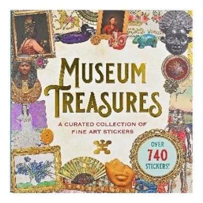 Opakowanie Książka z naklejkami 740szt - Museum Treasures