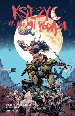 Okładka książki Księżyc za nami podąża