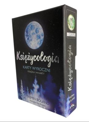 Księżycologia. Autor: Yasmin Boland, Nyx Rowan. SmakLiter.pl Okładka książki Księżycologia
