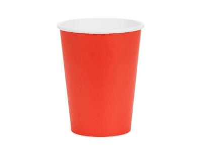 Opakowanie Kubeczki papierowe czerwone 250ml 6szt