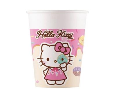 Opakowanie Kubeczki papierowe Hello Kitty and Kuromi 200ml 8szt.