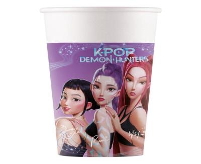 Opakowanie Kubeczki papierowe K-pop Demon Hunters 200ml 8szt