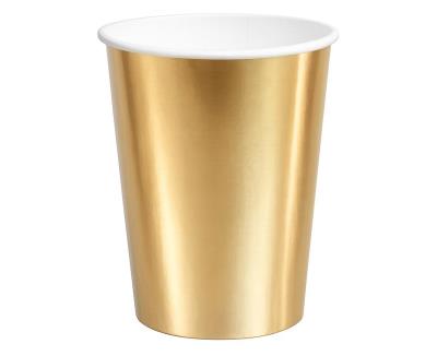 Opakowanie Kubeczki papierowe złote 250ml 6szt