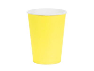 Opakowanie Kubeczki papierowe żółty 250ml 6szt
