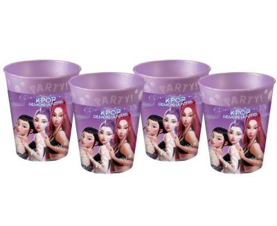 Opakowanie Kubeczki wielorazowe K-POP Demon Hunters 250ml 4sz