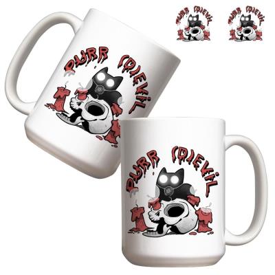 Kubek 440ml - Purr (D)Evil. Wydawca: Molom. SmakLiter.pl Opakowanie Kubek 440ml - Purr (D)Evil