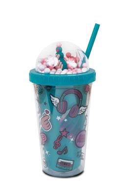 Opakowanie Kubek 450ml z rurką K-Pop Rainbow