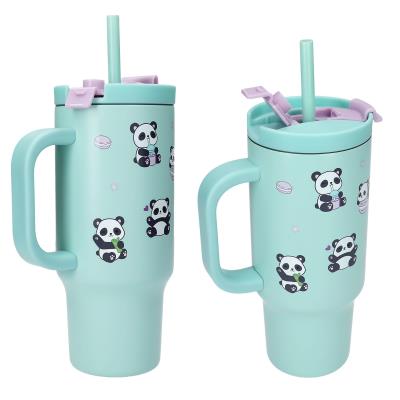 Opakowanie Kubek 470ml termiczny ze słomką To Go Panda  14142A