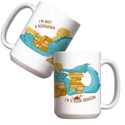 Kubek - Book Dragon 440ml. Wydawca: Molom. SmakLiter.pl Opakowanie Kubek - Book Dragon 440ml