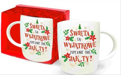 Opakowanie Kubek Boże Narodzenie Święta są wyjątkowe jak Ty