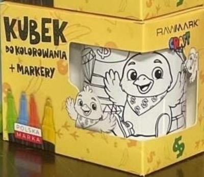Opakowanie Kubek do malowania z markerami kurcash