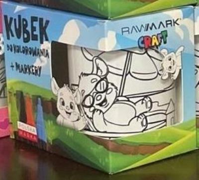 Opakowanie Kubek do malowania z markerami puciek