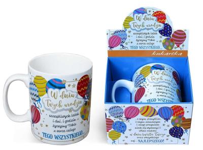 Opakowanie Kubek Gigant G051 W dniu Twoich urodzin