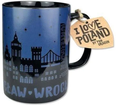 Kubek I love Poland - Wrocław. Wydawca: PAN DRAGON. SmakLiter.pl Opakowanie Kubek I love Poland - Wrocław