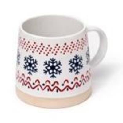 Kubek kamionkowy Świąteczny płatek śniegu. Wydawca: PUCKATOR. SmakLiter.pl Opakowanie Kubek kamionkowy Świąteczny płatek śniegu