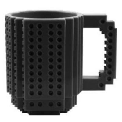 Kubek klockowy Neon czarny. Wydawca: Jawi. SmakLiter.pl Opakowanie Kubek klockowy Neon czarny