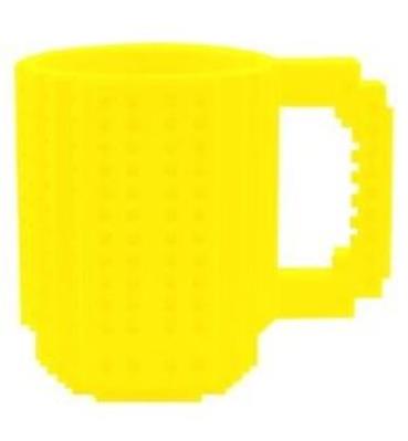 Kubek klockowy Neon żółty. Wydawca: Jawi. SmakLiter.pl Opakowanie Kubek klockowy Neon żółty