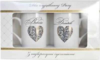 Opakowanie Kubek komplet Q Babcia/Dziadek (serce)