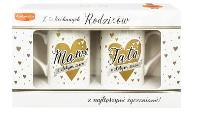 Opakowanie Kubek komplet Q Mama/Tata