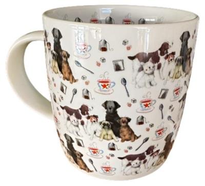 Kubek M110 Psy i herbata. Wydawca: Alex Clark. SmakLiter.pl Opakowanie Kubek M110 Psy i herbata