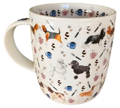 Kubek M111 Psy i kawa. Wydawca: Alex Clark. SmakLiter.pl Opakowanie Kubek M111 Psy i kawa