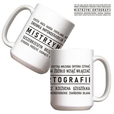 Opakowanie Kubek - Mistrzyni Ortografii 440ml