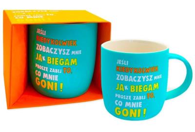 Opakowanie Kubek neonowy Jak biegam