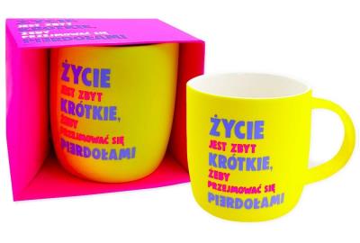 Opakowanie Kubek neonowy Życie