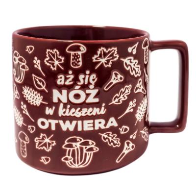 Opakowanie Kubek Nóż się otwiera
