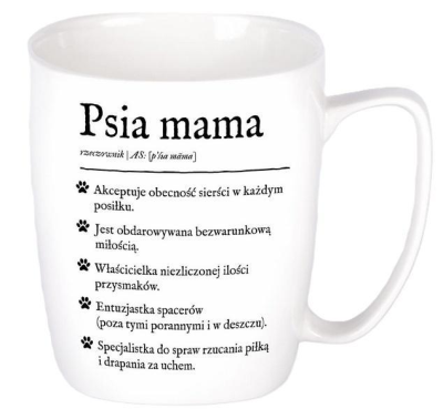 Opakowanie Kubek Psia Mama