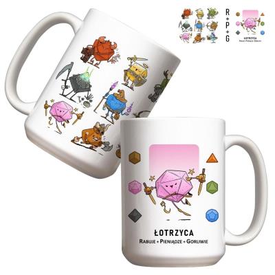 Kubek - RPG - Łotrzyca 440ml. Wydawca: Molom. SmakLiter.pl Opakowanie Kubek - RPG - Łotrzyca 440ml