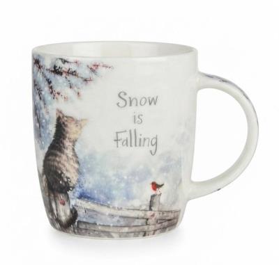 Opakowanie Kubek Snow is falling Święta